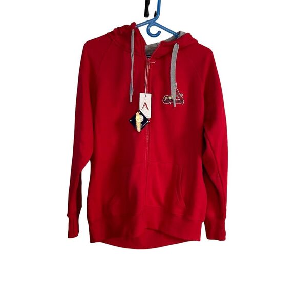 Antigua Women's St. Louis Cardinals Full-Zip Hoodie Jacket Red Size L - Picture 1 of 10